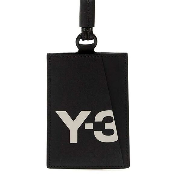 Y-3 Leather Lanyard Cardholder Wallet